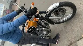 Honda CB500 K1 in Candy Gold Custom
