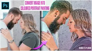CONVERT IMAGE TO COLORED PORTRAIT PAINTAING USIN PHOTOSHOP PLUGINS. by krampah wilson