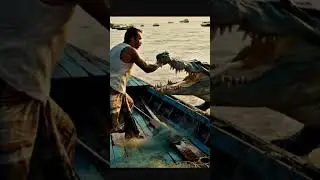 Bangladeshi Boatman Survives Crocodile Attack | Shocking River Incident