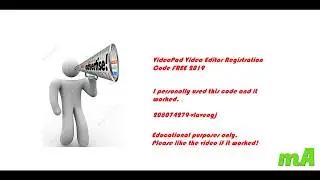 VideoPad Video Editor Registration Code FREE 2019 - 2020 (100% WORKING)