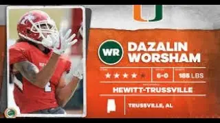 Dazalin Warshaw 4-⭐️ WR 2020: KJ Osborn 2.0!!! (Miami Commit)