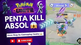 Master Absol in Pok&eacute;mon Unite | Penta Kills 😱 | Asus Rog 5s |  #pokemonunite