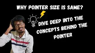 Why pointers size is same?