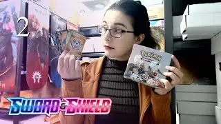Brand New GOLD SECRET Rares! | POK&Eacute;MON TCG SWORD & SHIELD CASE OPENING BOX 2