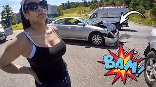 BIKER ASSISTS DRIVERS IN BAD ACCIDENT  - UNUSUAL, SCARY, EPIC  & ANGRY MOTO MOMENTS  Ep.116