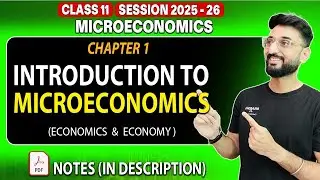Microeconomics Class 11 Chapter 1 | Micro vs Macro, Positive & Normative Economics, Types of Economy