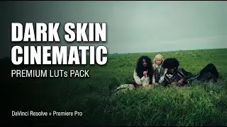 Dark Skin Cinematic LUTs Pack 🎞️ | Rich Skin Tone Color Grading for Videos (Premiere Pro + More)