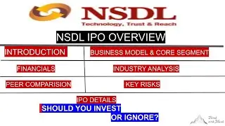 NSDL listing GAINN | NSDL IPO REVIEW | Should you Invest? | #ipo #nsdl