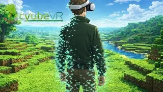 cyubeVR (PS VR2) &mdash; A Minecraft-Like Experience in Virtual Reality | First Time Playing Sandbox Genre