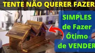 Diy _ CASINHA PASSARINHO! NUNCA MAIS FAÇA de Outra MANEIRA, Assim é mais INCRÍVEL e legal de Fazer