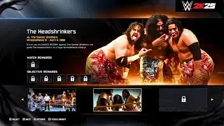WWE 2K25 Showcase Mode - The Headshrinkers vs The Steiner Brothers Gameplay (PS5, 4K)