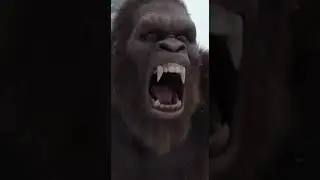 Bigfoot Fights a Saber Tooth Tiger to Save Baby Woolly Mammoth #bigfoot  #sabertoothtiger #shorts