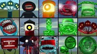 Monster Battle Compilation : CAR EATER,HOUSE HEAD,LIGHTHOUSE,BUS EATER,TRAIN EATER (Garry's Mod)