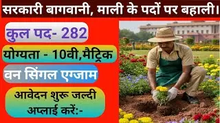 mali new vacancy | 10वी पास नई बहाली | DDA new recruitment 2025 | DDA Mali job |new retirement 2025|