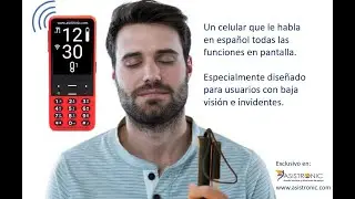 Tel&eacute;fono celular por voz para baja visi&oacute;n e invidentes &ndash; Compre en l&iacute;nea en asistronic.com