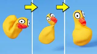 STRETCHED TO THE LIMIT! 🐥⛓️ Ramp Jump vs. 8,000 Cubes & Magnet War ASMR