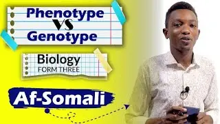 FORM THREE || BIOLOGY || GENOTYPE VS PHENOTYPE || AF-SOMALI
