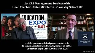 1ST CRT MANAGEMENT SERVICES - INTERVIEWS MR. PETER MIDDLETON, PRINCIPAL, OSWESTRY SCHOOL