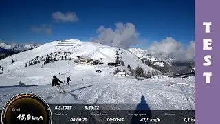 Sony FDR-X3000: Skiing video with GPS Overlays