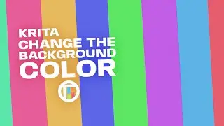 How to change the background in Krita