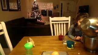 Making Christmas cookies