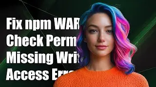 Fixing npm WARN checkPermissions: Missing Write Access Error Explained