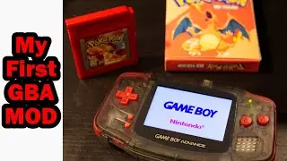 Game Boy Advance Black & Red Button Mod
