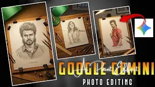 Instagram Trending Drawing Effect AI Photo Editing | Google Gemini Viral Pencil Drawing Photo Edit