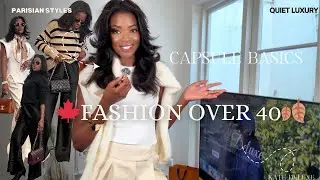 FALL QUIET LUXURY FASHION OVER 40+ |CAPSULE WARDROBE ESSENTIALS | #MinimalistStyle #Fall2025 