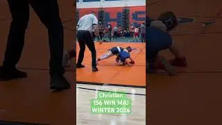 Christian Major 16-5 2/14/26 Qualifiers 63 lbs. #reels #wrestling #ccslok88 #2026 #work