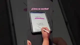 &iquest;C&oacute;mo se escribe? Ves o vez 😮 #aprendeentiktok #aprende #espa&ntilde;ol