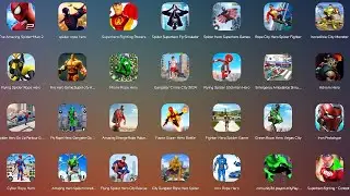 The Amazing Spider-Man 2,Spider Rope Hero,Superhero Fighting Powers,Spider Superhero Fly Simulator,