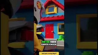 Giant Lego Pizza Delivery! 🍕🏍️ #Shorts #Satisfying
