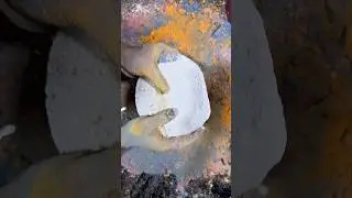 CC Plain Round Shape Chalk ASMR Crush #shorts