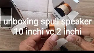unboxing spull speaker black speader 10 inchi#motivasibaru #audio kita#speakers