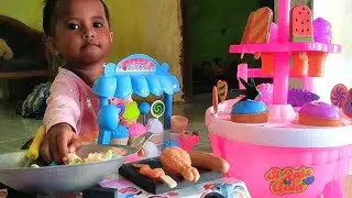 DRAMA LUCU FARHAT BERJUALAN ES KRIM DAN MASAK-MASAKAN SOSIS AYAM GORENG 💞