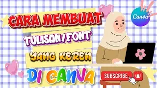 cara mudah membuat tulisan keren di canva