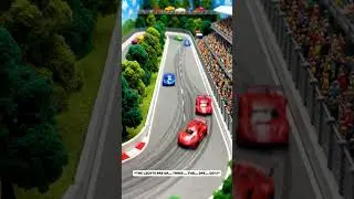 Miniature Car Racing Diorama | Epic Stop Motion Race Full of Action #miniatureracing #miniatureworld
