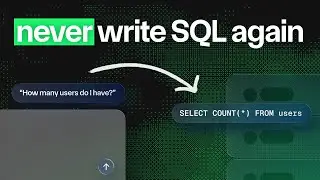 I built an AI agent to replace SQL queries (natural language &rarr; SQL)