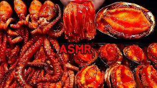 ASMR *RECIPE मसालेदार समुद्री भोजन ऑक्टोपस GURITA SEAFOOD PEDAS SPICY SEAFOOD OCTOPUS ABALONE 문어 전복