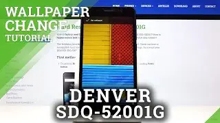 How to Change Wallpaper in DENVER SDQ-52001G &ndash; Set Up Wallpaper