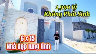 Đẹp Hơn Mong Đợi, căn lầu lung linh mặt tiền thoáng mát , 6x15 sổ hồng riêng sẳn (032)