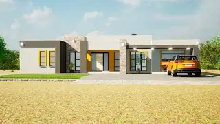 Flat Roof 4 Bedrooms House Plan And Design Village Wise | PLAN 2023 036