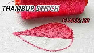 🧵💖 Thambur stitch Beginners avoid பண்ண வேண்டிய mistakes Neat Fininshing Tips and Tricks ...Thambour