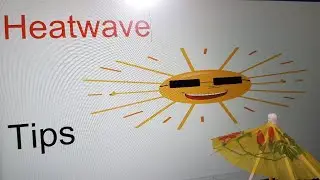 how to deal with a heat wave. Tips