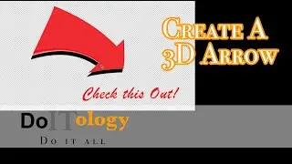 How To - Create a 3D Arrow Photoshop