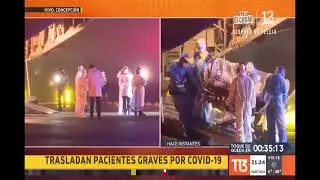 NOTA T13 TRASLADO DE PACIENTES CON COVID19 EN AVI&Oacute;N C-130 H&Eacute;RCULES FACH