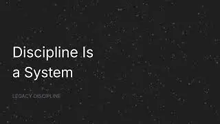 Discipline Does Not Negotiate