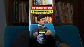 Toughest EXAMS in the world 🤯 #iitjee #upsc #gaokao #jeeadvanced