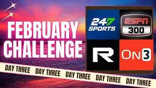 College FOOTBALL Recruiting RANKING | February Challenge | Day 3